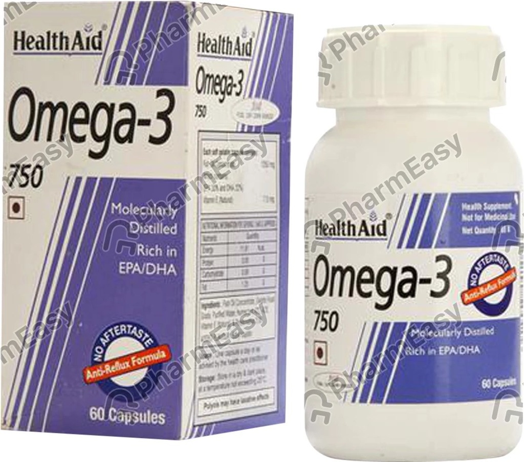 HEALTH AID OMEGA 3 750MG 60'S (2)