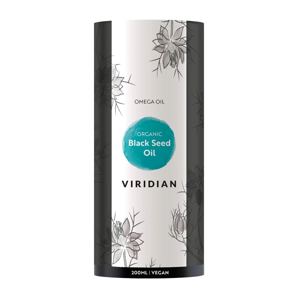 VIRIDIAN BLACK SEED OIL ORGANIC 200ML (4)