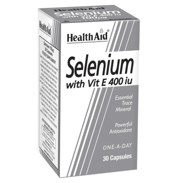 HEALTH AID SELENIUM 100UG+VIT E 400IU 30'S (2)