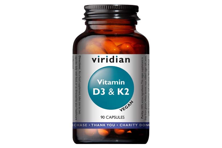 VIRIDIAN VITAMIN D3 & K2 VCAPS 90S (2)