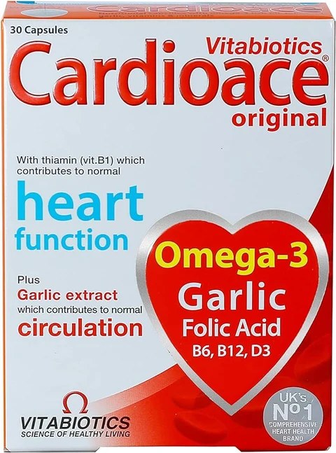 VITABIOTICS CARDIOACE CAP 30'S (4)
