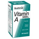 HEALTH AID VITAMIN A 5000 I.U 100'S (2)