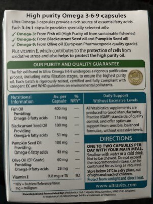 VITABIOTICS ULTRA OMEGA 3.6.9 CAPS 60'S (2)