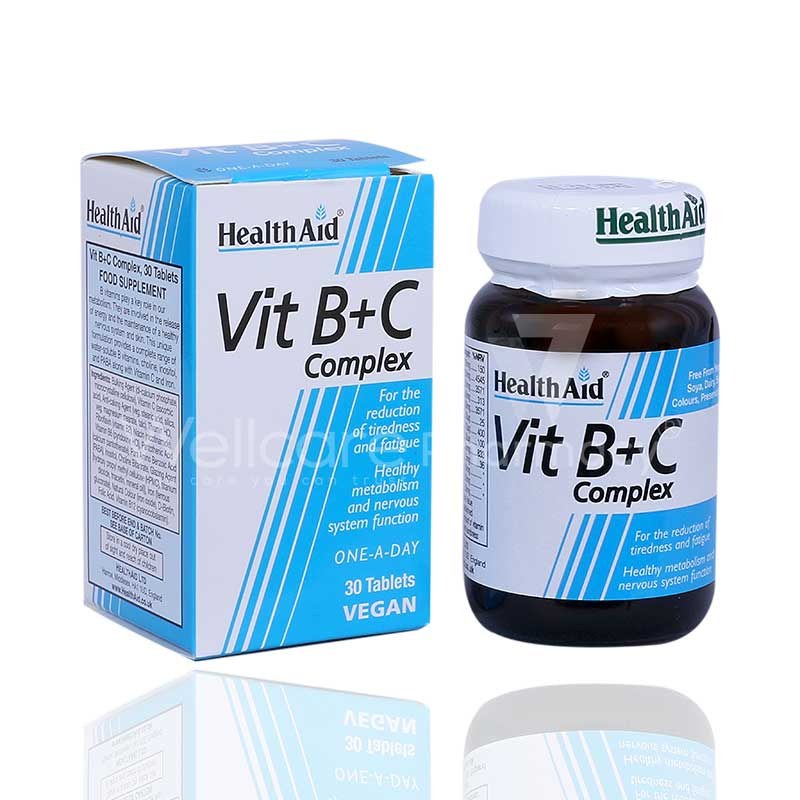 HEALTH AID VITAMIN B COMPLEX 30'S (2)