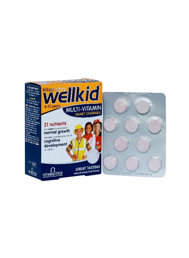 VITABIOTICS WELLKID CHEWABLE 30'S (3)