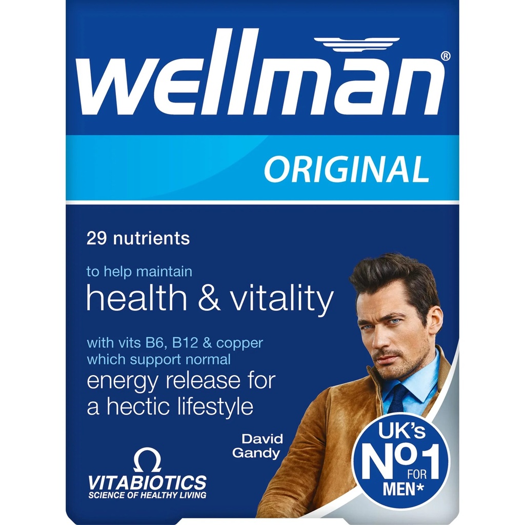 VITABIOTICS WELLMAN CAP'S 30'S (3)
