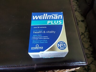VITABIOTICS WELLMAN PLUS OMEGA 3 6 9 CAPS 56'S (3)
