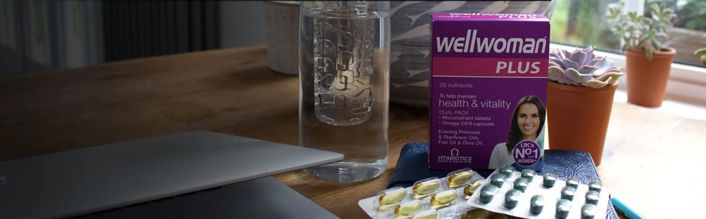 VITABIOTICS WELLWOMAN PLUS OMEGA 3-6-9 CAPS[FULL PACK] (4)