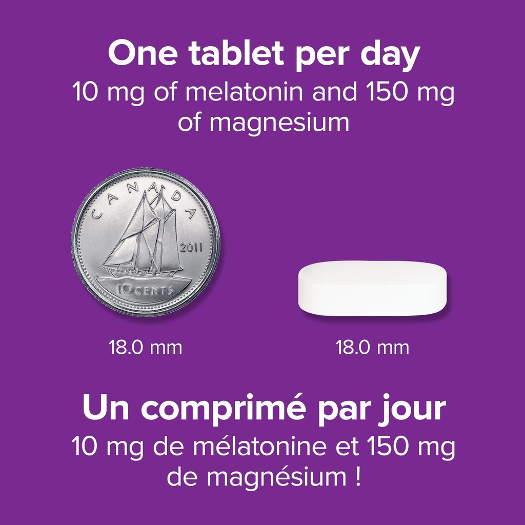 WEBBER NATURALS MELATONIN 10MG/MAGNESIUM 150MG TABS 60'S (2)
