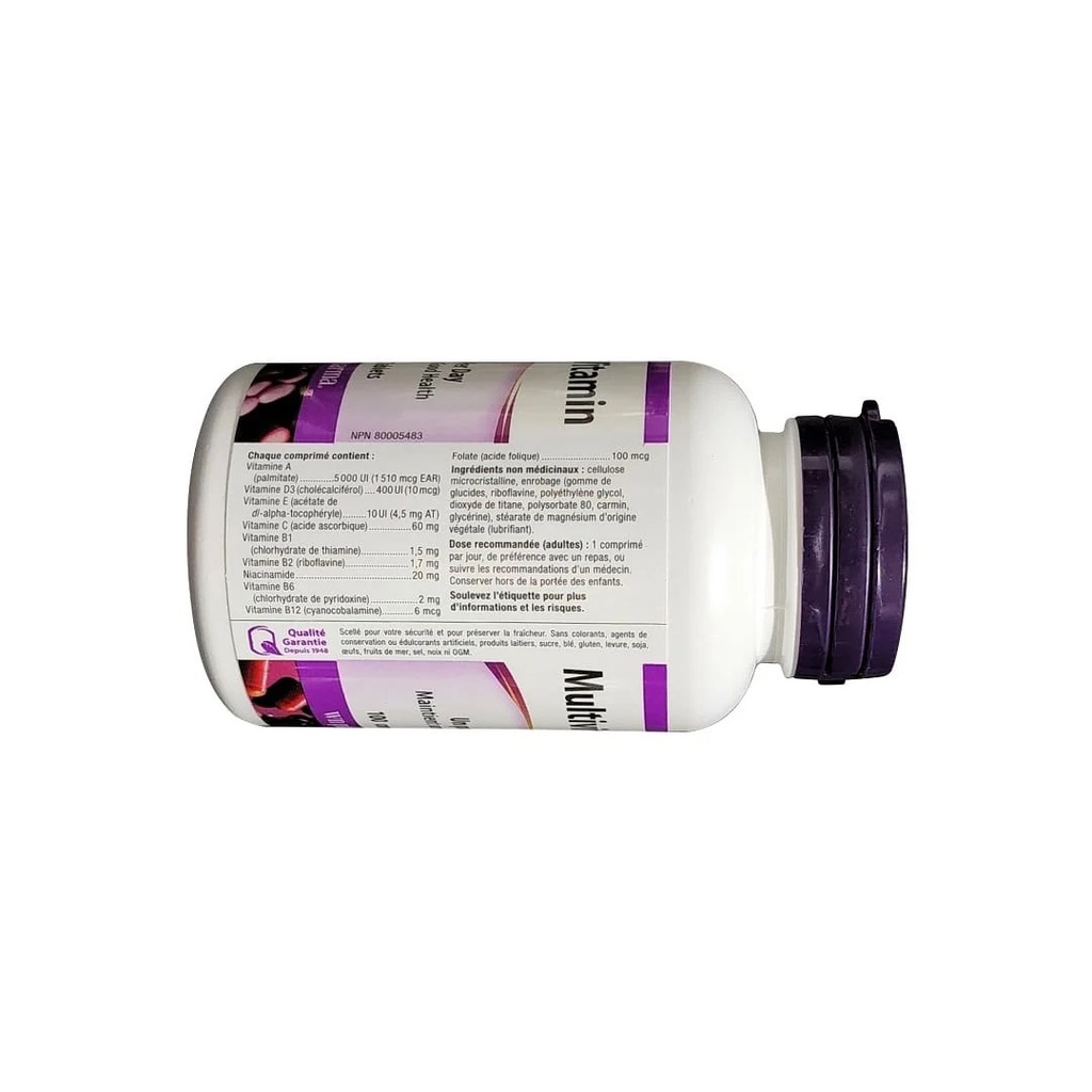 WEBBER NATURALS MULTIVITAMINS & MINERALS TABS 100'S (2)