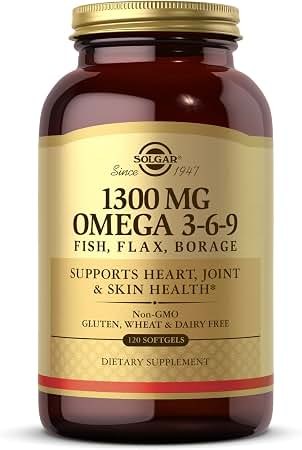 WEBBER NATURALS OMEGA 3-6-9 1200MG FISH,FLAX & BORAGE 150 SOFTGELS (3)