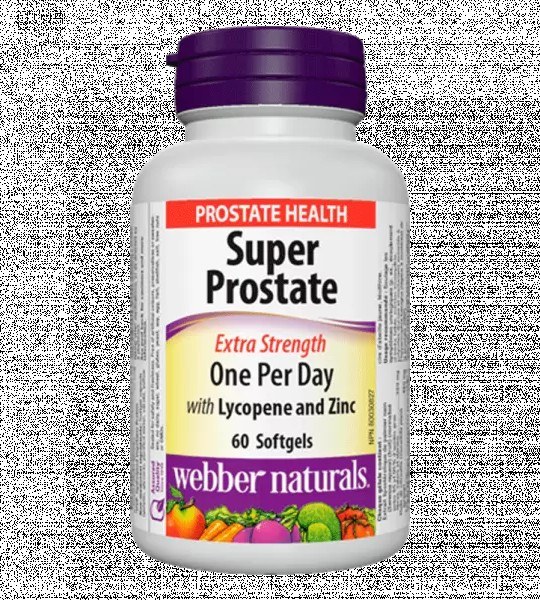 WEBBER NATURALS SUPER PROSTATE SOFTGELS 60'S (2)