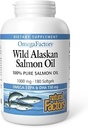 WEBBER NATURALS WILD ALASKAN SALMON AND FISH OIL 1000MG SOFTGELS 180'S (4)