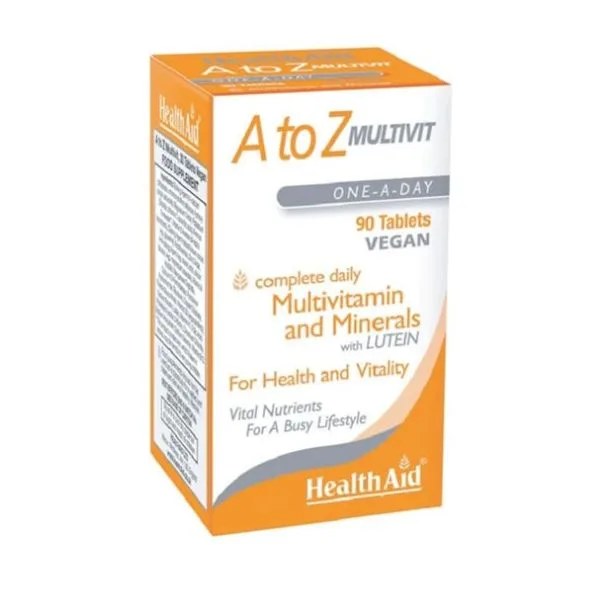 HEALTH AID A TO Z M/VITAMIN 90'S (2)