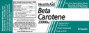 HEALTH AID BETACAROTENE 30'S (2)