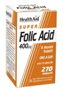 HEALTH AID FOLIC ACID 400UG 90'S (4)