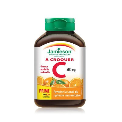 JAMIESON CHEWABLE C 500MG TABLETS 120'S (4)