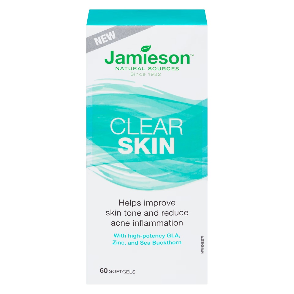 JAMIESON CLEAR SKIN SOFTGELS 60'S (3)