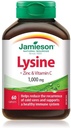 JAMIESON LYSINE 1000MG CAPS 60'S (3)