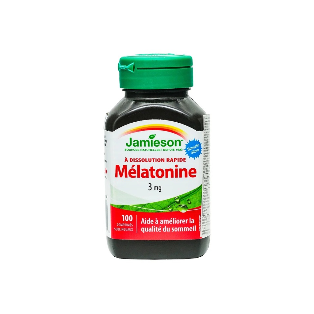 JAMIESON MELATONIN 3MG FAST DISSOLVING TABLETS 100'S (2)