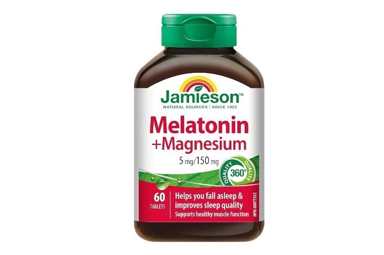 JAMIESON MELATONIN WITH MAGNESIUM 5MG/150MG TABLETS 60'S (2)