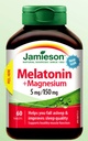 JAMIESON MELATONIN WITH MAGNESIUM 5MG/150MG TABLETS 60'S (4)
