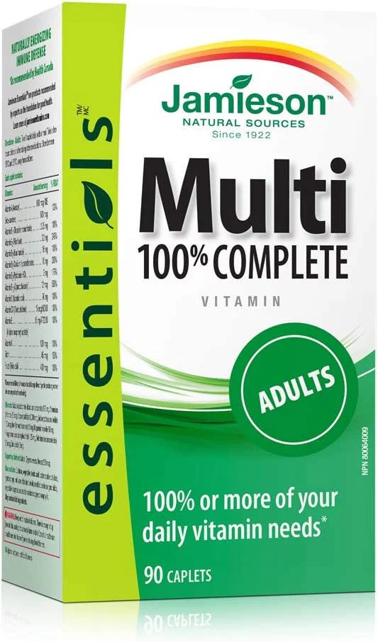 JAMIESON MULTI 100% COMPLETE ADULTS CAPLETS 90`S (2)