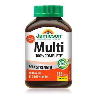 JAMIESON MULTI 100% COMPLETE MEN CAPLETS 115'S (4)
