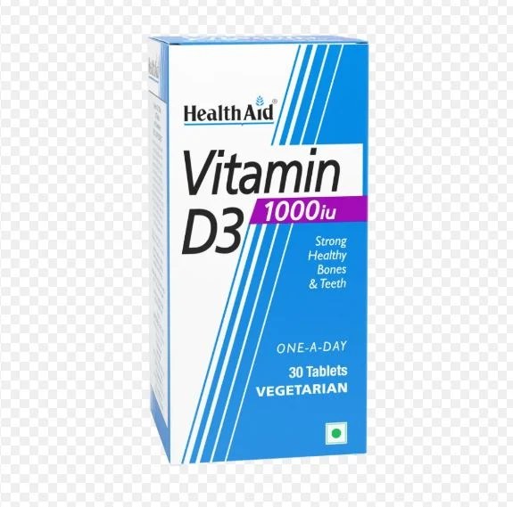 HEALTH AID VITAMIN D3 1000IU 30'S (3)