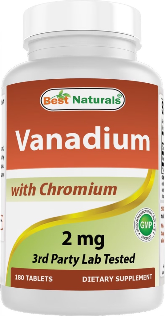 NATURAL FACTORS CHROM & VANADIUM 125MCG CAP 90 (3)