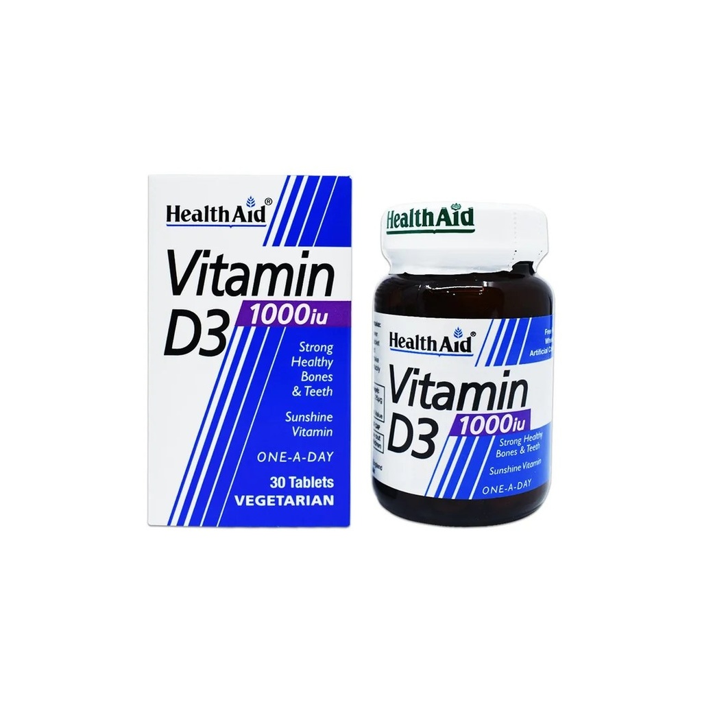 HEALTH AID VITAMIN D3 1000IU 30'S (4)