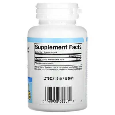 NATURAL FACTORS L-CARNITINE 500MG (4)