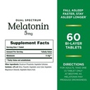 NATURE'S BOUNTY DUAL SPECTRUM MELATONIN 5MG BI-LAYER 60'S (3)