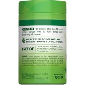 NATURE'S TRUTH COQ-10 100MG/ BLACK PEPPER EXTRACT SOFTGELS 50'S (3)
