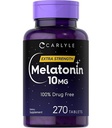 NATURE'S TRUTH MELATONIN 10MG + L-THEANINE TABS 72'S (3)