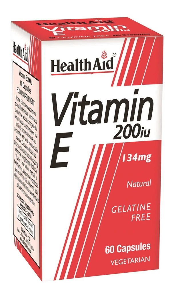 HEALTH AID VITAMIN E 200I.U 60'S (3)