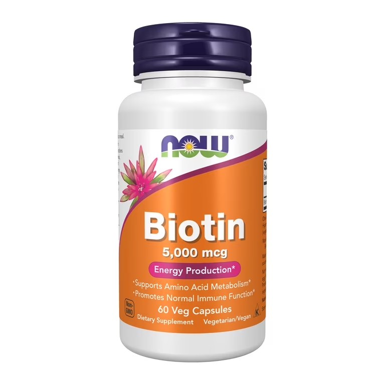 NOW BIOTIN 5000MCG CAPS 60'S (3)