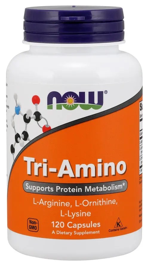 NOW BRANCHED CHAIN AMINO ACID CAPS 120S (3)