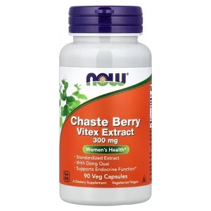 NOW CHASTE BERRY VITEX 300MG CAPS 90'S (3)