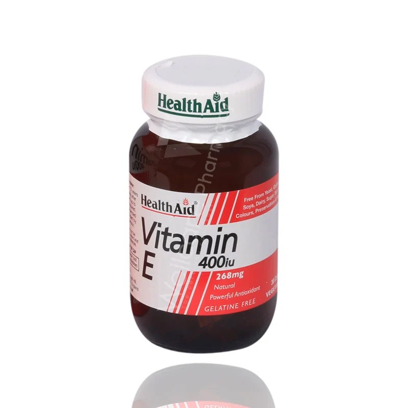 HEALTH AID VITAMIN E 400I.U 30'S (4)