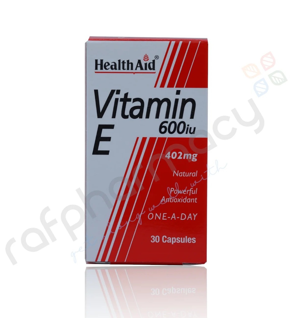 HEALTH AID VITAMIN E 600I.U 30'S (2)