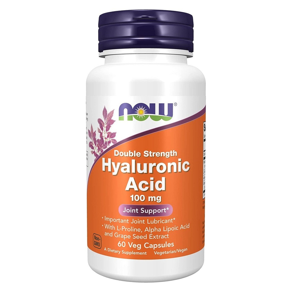 NOW HYALURONIC ACID 100MG CAPS 60S (2)