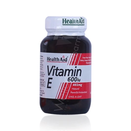 HEALTH AID VITAMIN E 600I.U 30'S (4)
