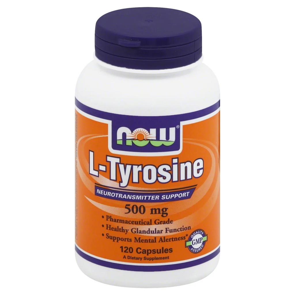 NOW L TYROSINE 500MG CAPS 120'S (2)