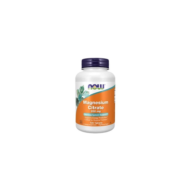 NOW MAGNESIUM CITRATE 200MG TABS 100S (2)