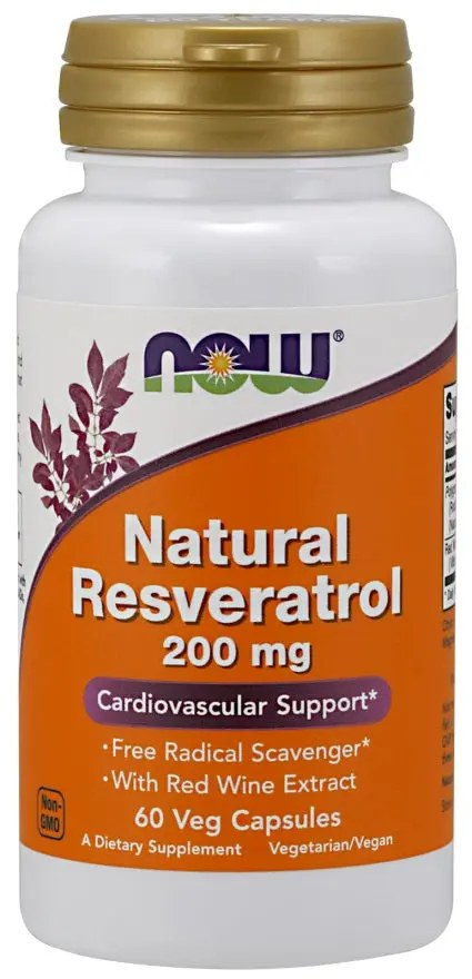 NOW NATURAL RESVERATROL 60'S (3)
