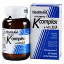 HEALTH AID VITAMIN K COMPLEX + VIT D 30'S (4)