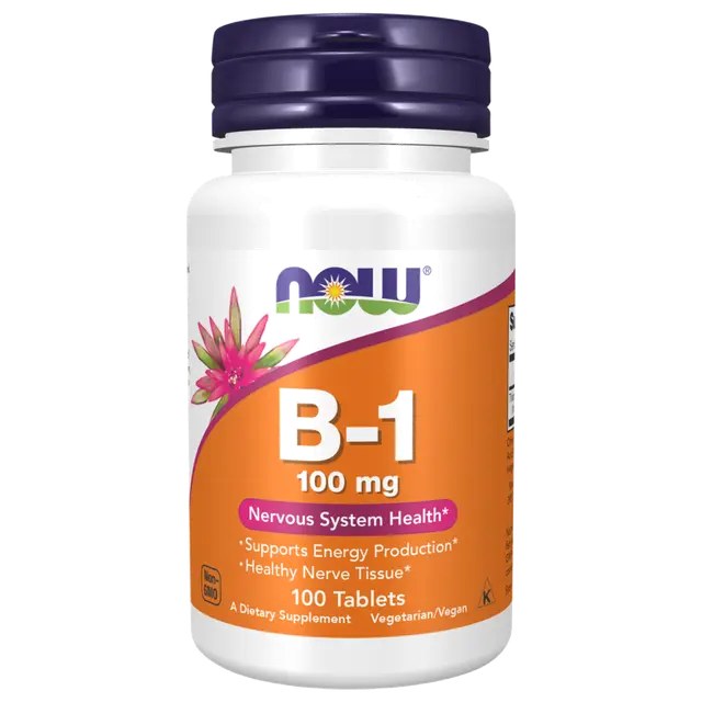 NOW VITAMIN B1 THIAMINE 100'S (3)