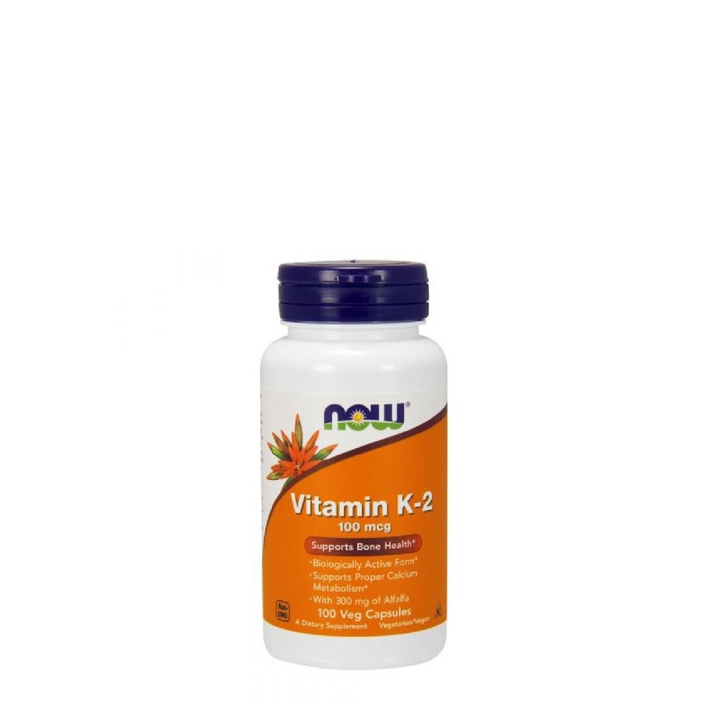 NOW VITAMIN K2 100MCG CAPS 100S (4)