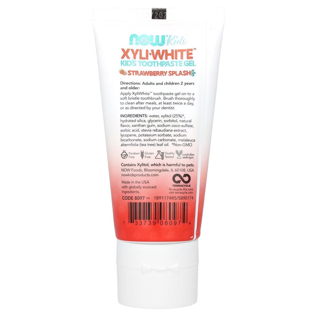 NOW XYLIWHITE KIDS TOOTHPATE GEL STRAWBERRY (2)